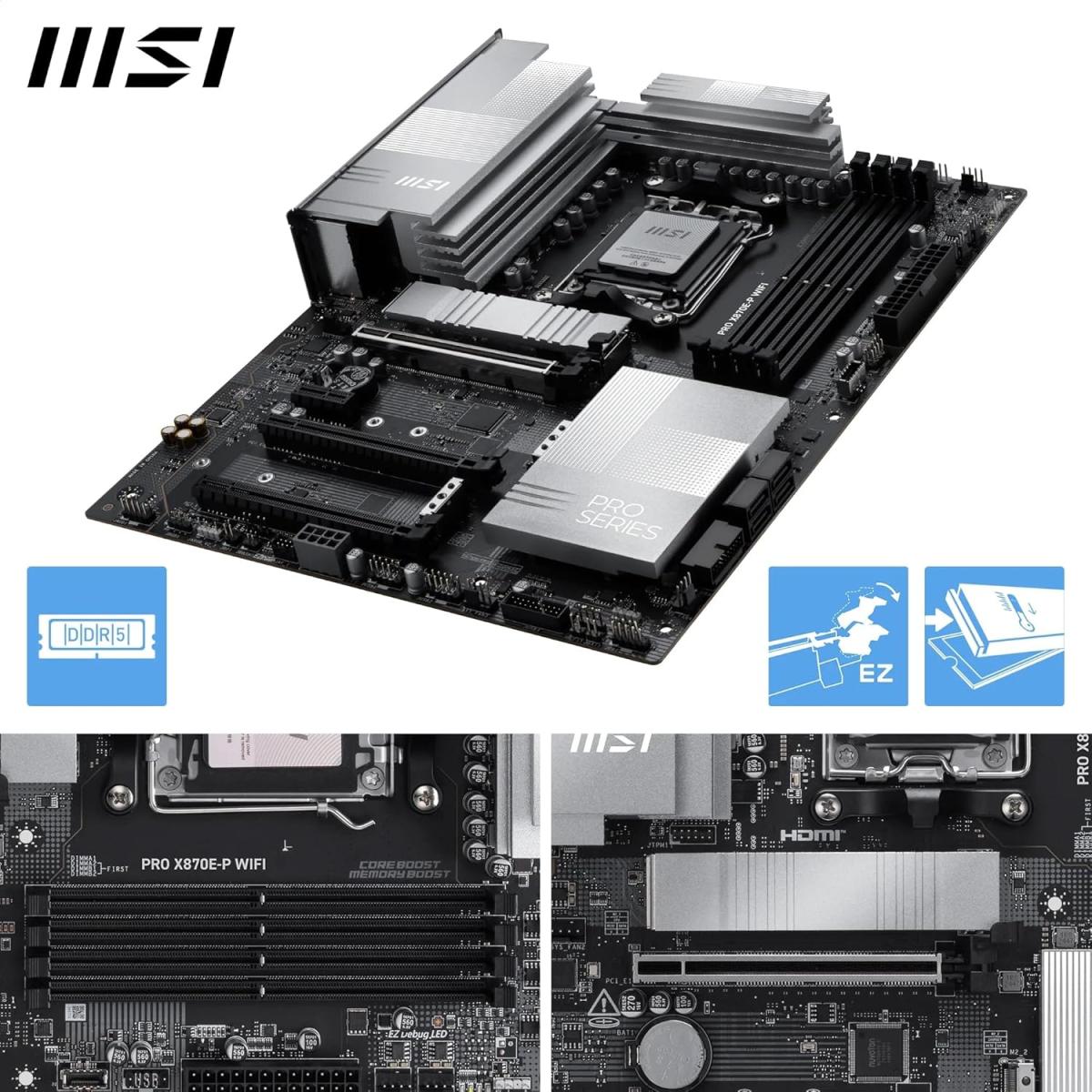 MSI Wi - Fi PCIe processor for desktop computer builds