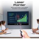 Promate Wireless Presenter, Compact 2-in-1 Type-C and USB PPT Presenter Laptop Clicker with 50m Range Laser Pointer, 2.4GHz RF Transmission, 10m Range and Functional Buttons for MacBook Pro, ProPointer