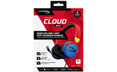 Hyperx Cloud Mini Kids Wired Lightweight Volume Level Below 85db Flip To Mute Mic Rotating Earcups For Pc, Chromebook, Nintendo , Ps, Xbox , Phones, Laptops, Tablets (multi Color)