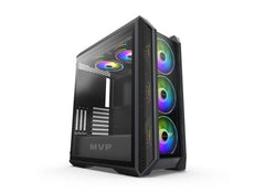 Huntkey MVP Destiny Empty Gaming PC Case without Fans -White