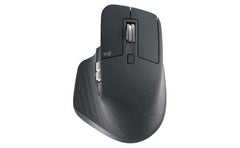 Logitech MX Master 3S Performance Wireless (Bluetooth & 2.4GHz Logi Bolt USB) Up To 8000DPI, Countless Customization ,Ultra Quiet Mouse - Graphite