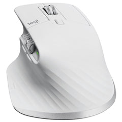 Logitech MX Master 3S for Mac Wireless Mouse, 2.4GHz RF & BT LE, 8000dpi Darkfield Optical Sensor, Quiet Click Butons, MagSpeed Electromagnetic Scrolling, Up to 70 Days Battery, Pale Gray