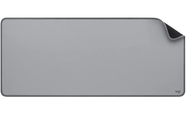 Logitech Padstudio Series Mouse Mat With Anti Slip Rubber Base Durable Materials, Mid Grey Logitech Padstudio Series Mouse Mat With Anti Slip Rubber Base Durable Materials, Mid Grey