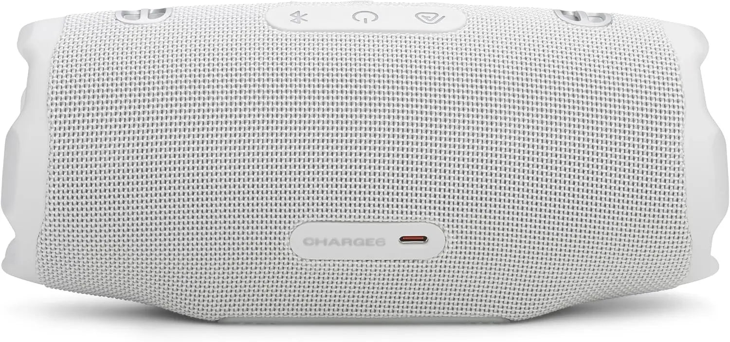Jbl Charge 6 Portable Bluetooth Speaker White Waterproof & Drop Proof Ai Sound Boost Jbl Charge 6 Portable Bluetooth Speaker White Waterproof & Drop Proof Ai Sound Boost
