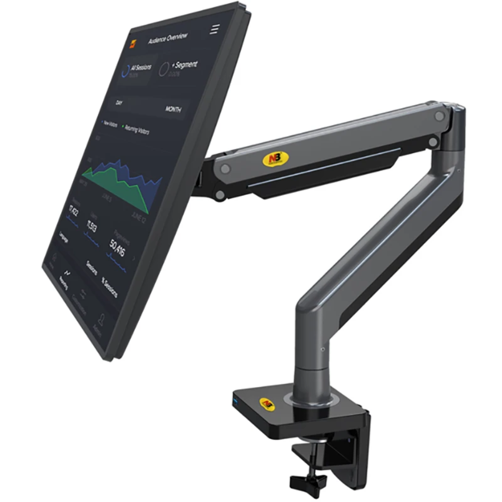 Nb G40 Gas Spring Arm 22-40 Inch Curved Arc Screen Desktop Monitor Holder