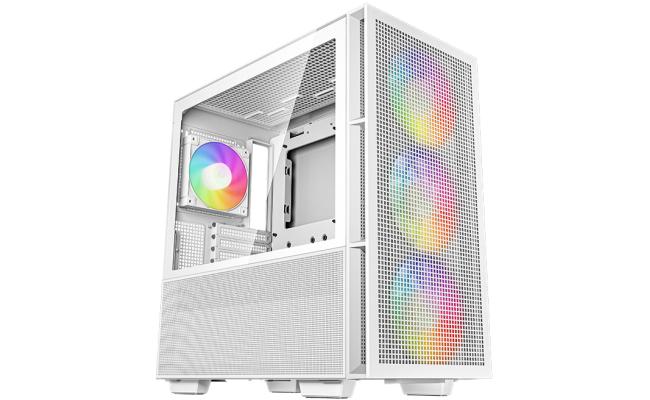 Deepcool CH560 Mid Tower High Air Flow w/ 3x140mm + 1x120mm ARGB Fans - White Deepcool CH560 Mid Tower High Air Flow w/ 3x140mm + 1x120mm ARGB Fans - White