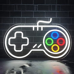 Neon Signs "Game Remote" 14 x 10 Inches Decor
