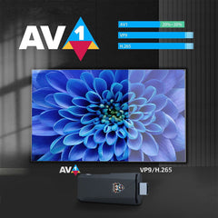 New R9 Atv Set-top Box S905y Android 13.0 Voice Bluetooth Network Player 2g16g