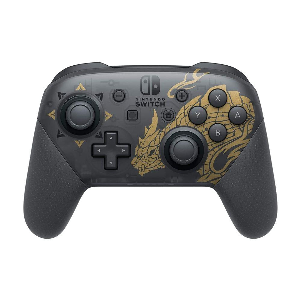 Nintendo Switch Pro Controller Monster Hunter Rise Edition - Switch with gamepad