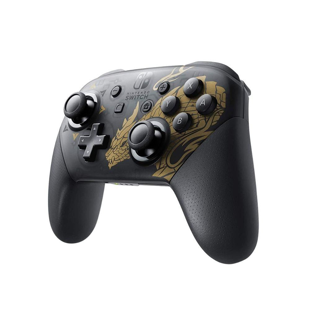 Nintendo Switch Pro Controller Monster Hunter Rise Edition - Switch with gamepad