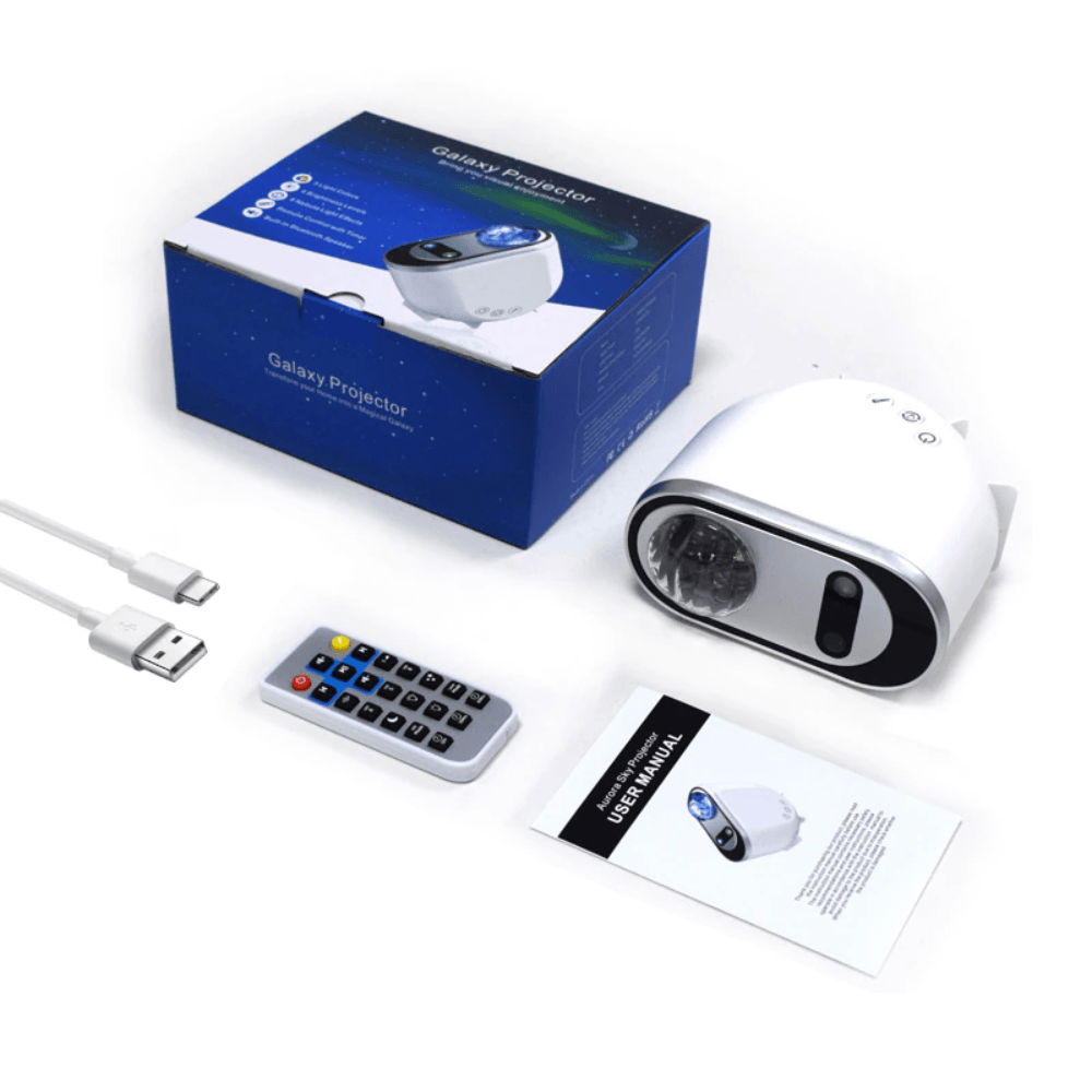 Gameak Collection Northern Lights Aurora Projector Galaxy Star Bluetooth Speaker