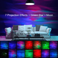 Gameak Collection Northern Lights Aurora Projector Galaxy Star Bluetooth Speaker