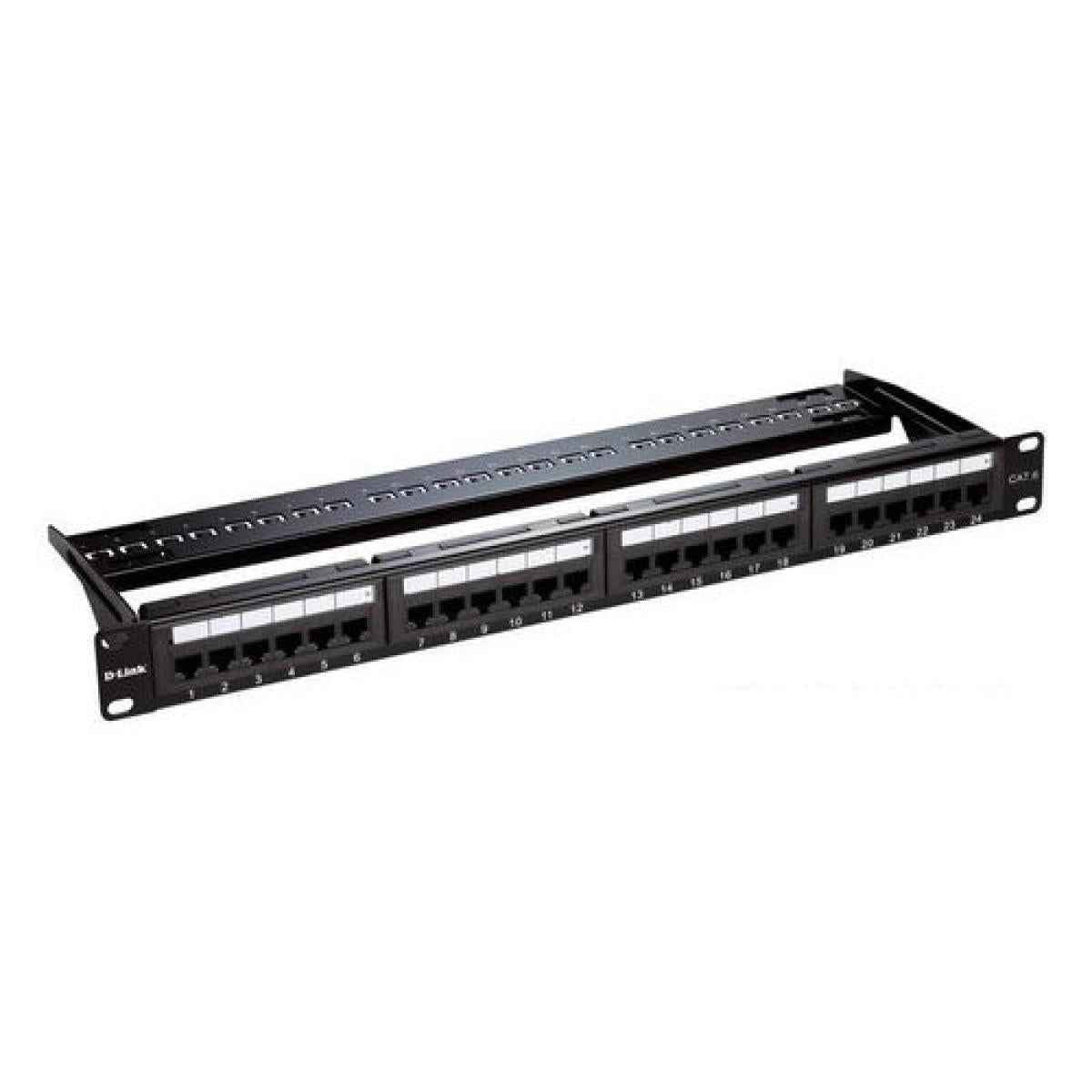 D-Link NPP-C62BLK241 24 Port Cat6 UTP Fully Loaded Patch Panel D-Link NPP-C62BLK241 24 Port Cat6 UTP Fully Loaded Patch Panel