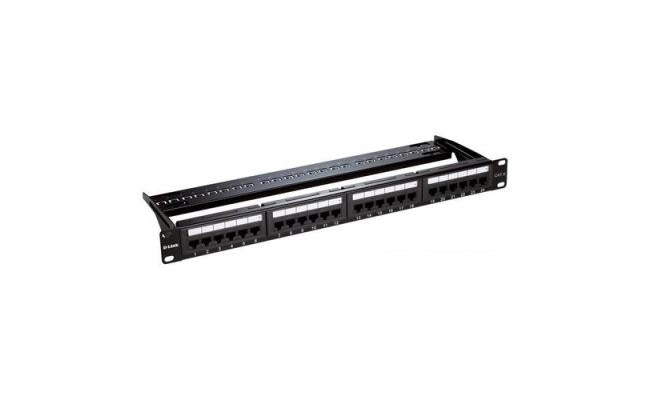 D Link Npp C62blk241 24 Port Cat6 Utp Fully Loaded Patch Panel