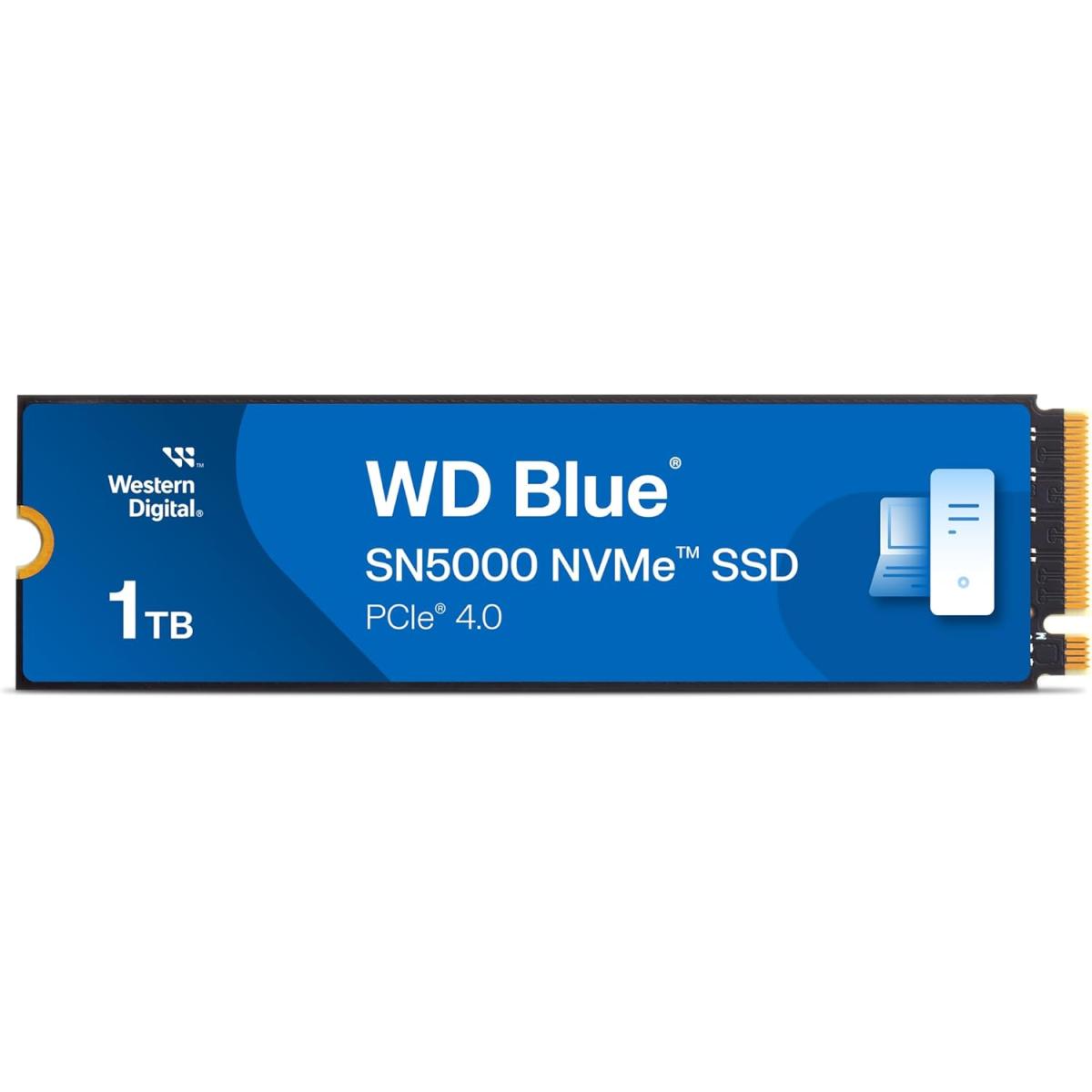 Wd Blue Sn5000 1tb Nvme Internal Ssd Pcie Gen 4.0, M.2 2280, Up To 5,150 Mb/s W/ Ncache 4.0 Technology - CompuMe