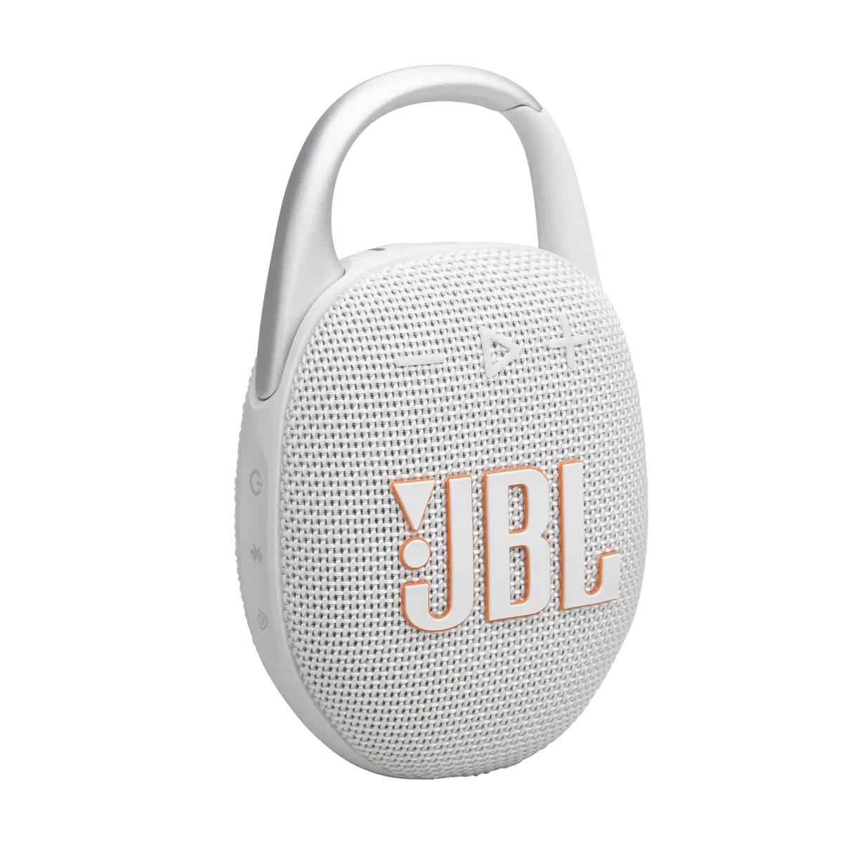 JBL Clip 5 Portable Bluetooth Speaker Box White - Waterproof and Dustproof