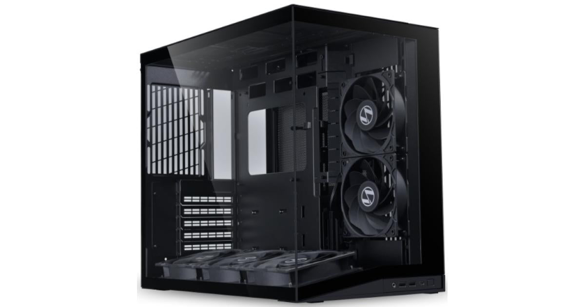 Lian Li O11 DYNAMIC MINI V2 MESH (Black) ARGB ATX Mid Tower Tempered Glass Gaming Case W/ Type-C.