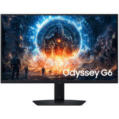 SAMSUNG Odyssey G6 (G60F) 27" IPS QHD 2K 350hz 1MS HDR 400 NVIDIA G-Sync Compatible HDMI 2.1 w/ Adjustable Stand , Black