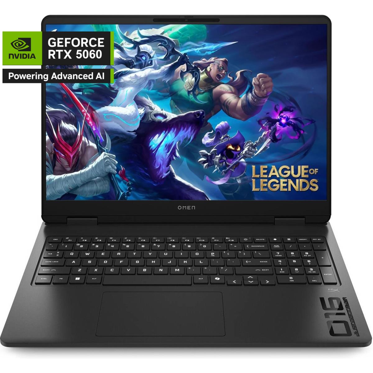 HP NEW OMEN 16 Gaming (2025) 16-am0001ne Intel Core 7 250H Series 2 14-Cores OMEN AI Boost w/ Nvidia RTX 5060 8GB DDR7 & IPS 144Hz Display - Shadow Black