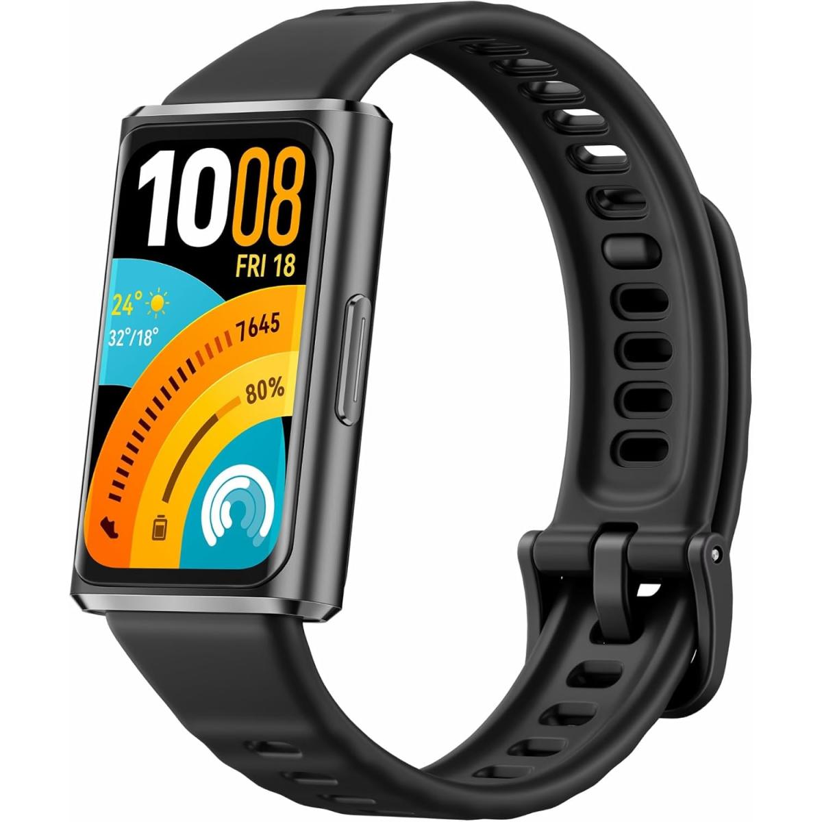 HUAWEI Band 11 PRO Smart Watch, AMOLED Display, Sleep & Stress monitoring Smart Watch, Upto 14 Days Battery, 50m Water Resistance, Precision Fitness & Health Tracker, Android&iOS compatible, Black