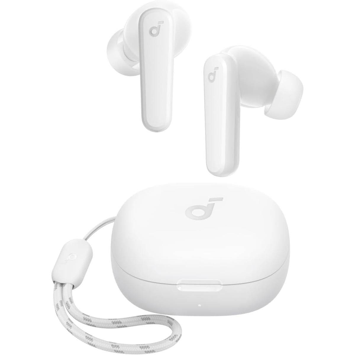Anker Soundcore P20i True Wireless Earbuds 10mm Drivers With Big Bass 30 Hours Bluetooth 5.3 Water Resistant 2 Mics For Ai Clear Calls White