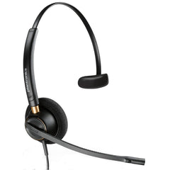 Poly Encorepro 510 Qd Wired Headset (plantronics) Works With Poly Call Center Digital Adapters Acoustic Hearing Proteion Mono (single Ear)