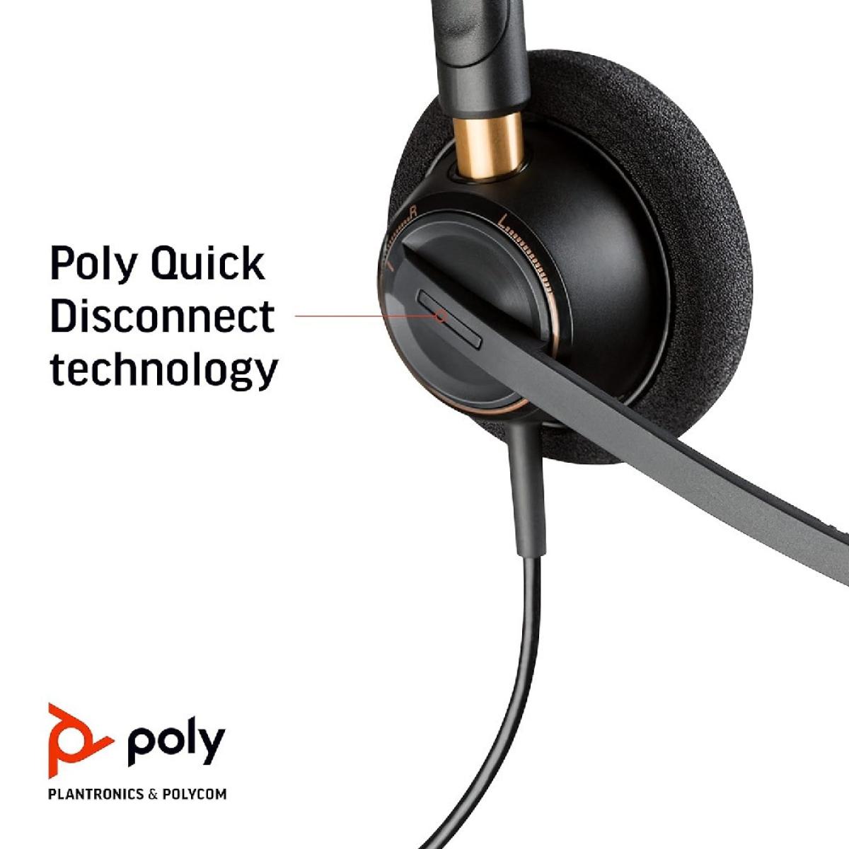 Poly Encorepro 510 Qd Wired Headset (plantronics) Works With Poly Call Center Digital Adapters Acoustic Hearing Proteion Mono (single Ear) Poly Encorepro 510 Qd Wired Headset (plantronics) Works With Poly Call Center Digital Adapters Acoustic Hearing Proteion Mono (single Ear)