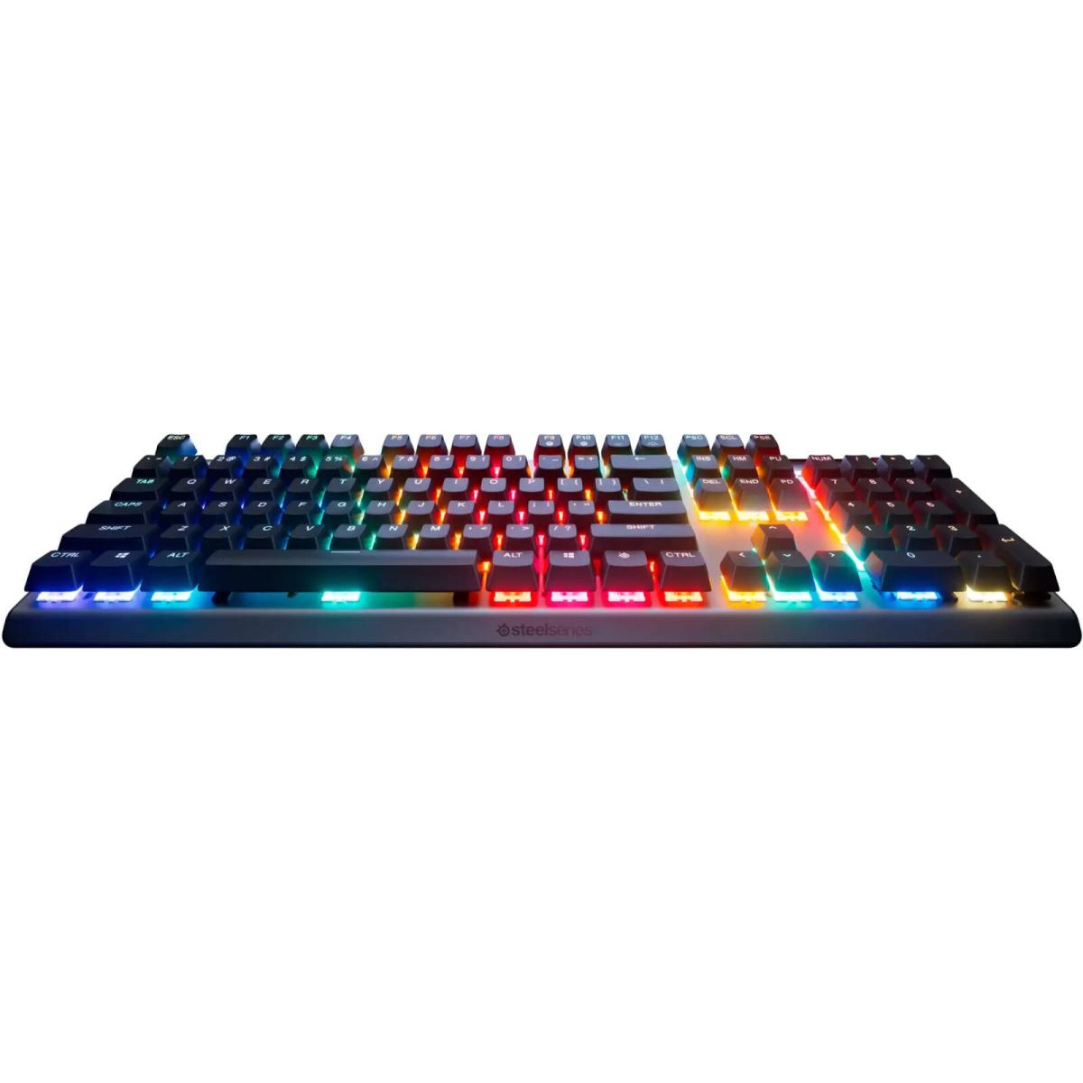 Steelseries wired mechanical gaming keyboard for computer setup