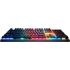 Steelseries wired mechanical gaming keyboard for computer setup