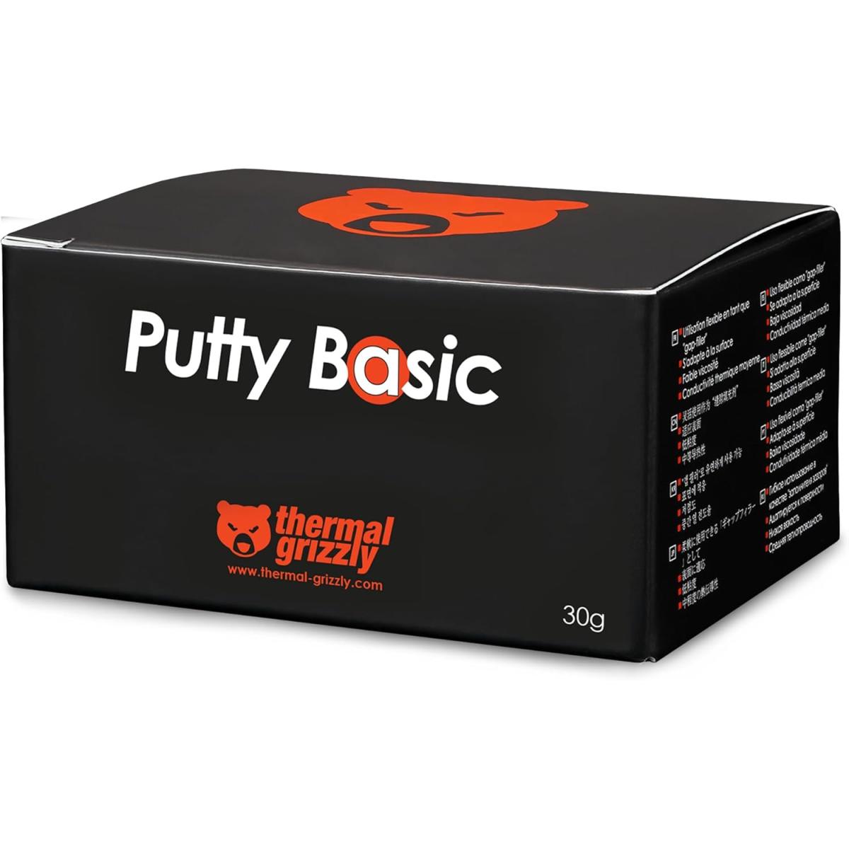 Thermal Grizzly TG Putty Basic - 30 Gram - Electrically Non-Conductive Thermal Interface Material for GPU Modding and Thermal Pad Replacement