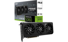 ASUS PRIME GeForce RTX 5060 OC Edition 8GB GDDR7 128-Bit Memory, 2565 MHz Boost Clock, 28 Gbps Memory Speed, 3840 CUDA Cores, PCI Express 5.0