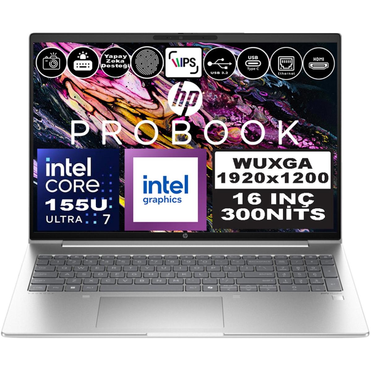 Hp Probook 460 G11 (2024) Intel Core Ultra 7 155u 12 Core For Everyday Business Performance Proteed By Hp Wolf Security W/ Ddr5 Memory & 16