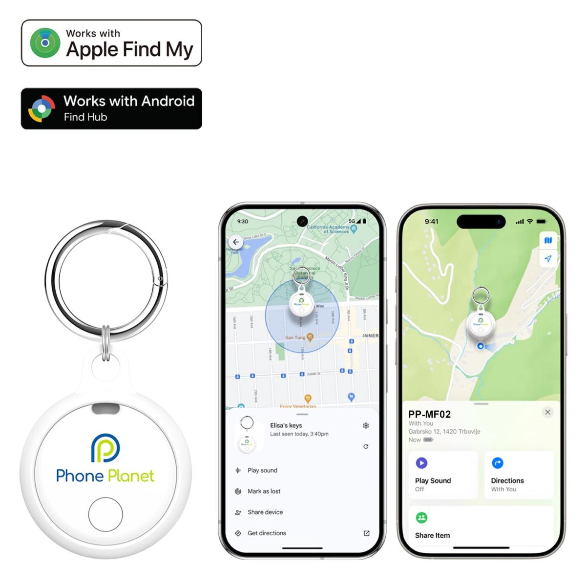 Phone Planet PP-MF02 Bluetooth Tracking Device