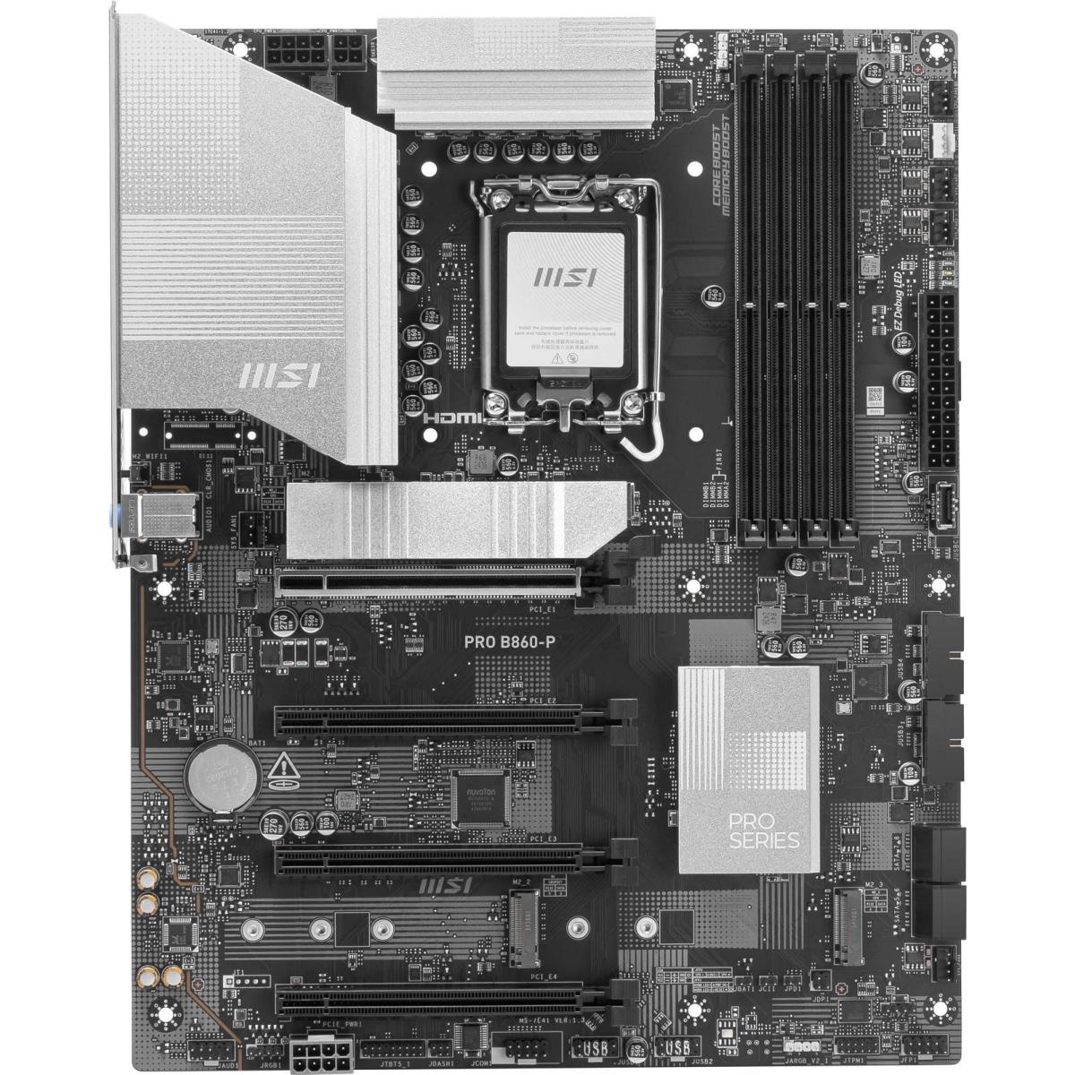 MSI SATA motherboard for desktop computer builds