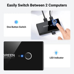 Ugreen 30768 2 In 4 Out Usb 3.0 Sharing Switch Box Selector