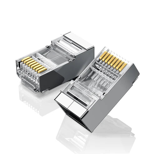 UGREEN 50248 Cat6 RJ45 SHIELDED NETWORK CONNECTOR - 100pcs Pack