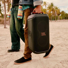 Jbl Partybox Club 120 Portable Party Speaker 160w Output Power Bluetooth 5.3 Futuristic Lightshow Up To 12 Hours Of Play Time Auracast Conneion Ipx4 Rated Proteion Black
