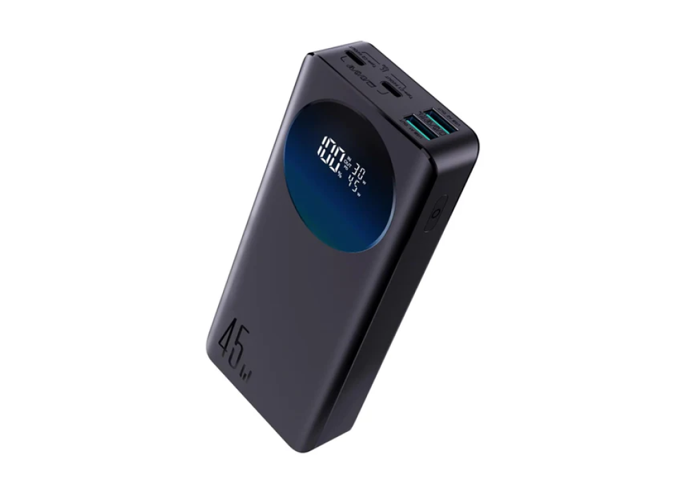 JOYROOM JR-PBF02 Pro 20000mAh 45W Ultra Fast Charging Powerbank, Dual USB-C & USB-A, LED Digital Display - 18 Months Warranty