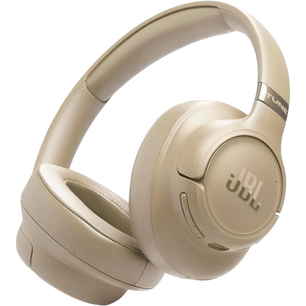 Jbl Tune 780 Nc Wireless Over Ear Bluetooth Headphones With Adaptive Noise Cancelling Technology, Smart Ambient, 76 Hour Battery Life And Google Fast Pair/microsoft Swift Pair, Beige Jbl Tune 780 Nc Wireless Over Ear Bluetooth Headphones With Adaptive Noise Cancelling Technology, Smart Ambient, 76 Hour Battery Life And Google Fast Pair/microsoft Swift Pair, Beige