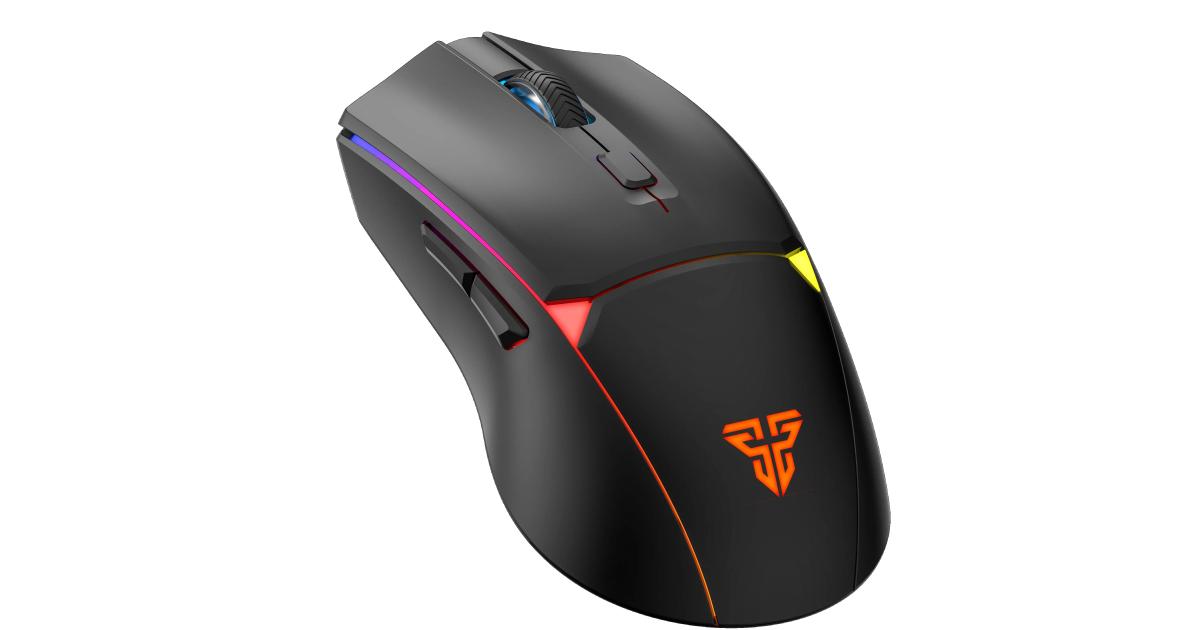 Fantech WG7V2RD CRYPTO II Wireless Gaming Mouse, Up to 70 Hours Playtime, ideal for precise control and fast reactions - Black