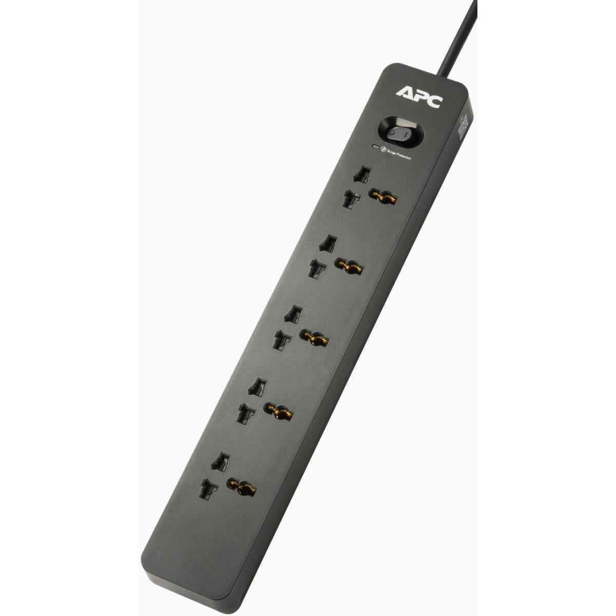 Apc Surgearrest Essential Surge Proteor 5x Universal Outlets 1.5m Extension Cord Uk Input