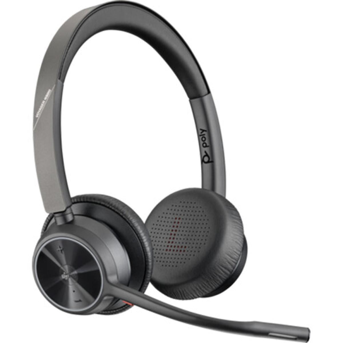 Poly Voyager 4320 Bluetooth Stereo Headset with BT700 USB-A Dongle – Microsoft Teams Certified