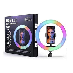 Portable Mj26 12'' Rgb Desktop Soft Led Ring Light
