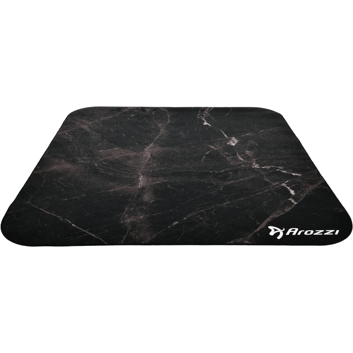 Arozzi Floor Mat Zona Quattro Microfiber Gaming Chair Floor Mat for Carpet Anti-Slip Noise Dampening Floor Mat for Office Chair - Black Marble
