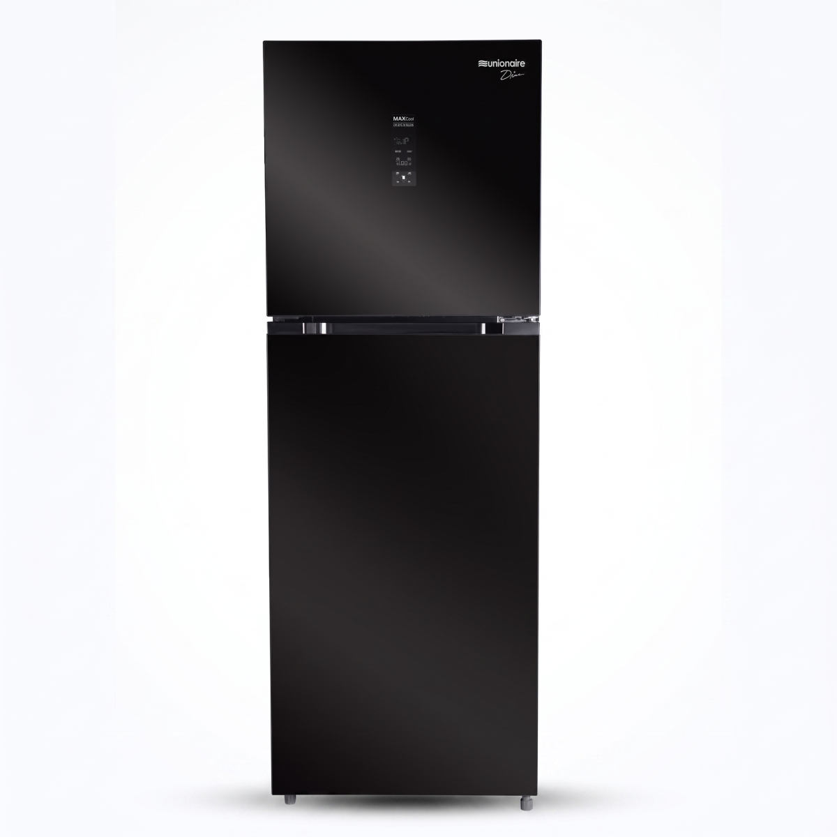 Unionair Top Mount Refrigerator, Two door No frost, 440Lit, Black - URN-600LBG 1