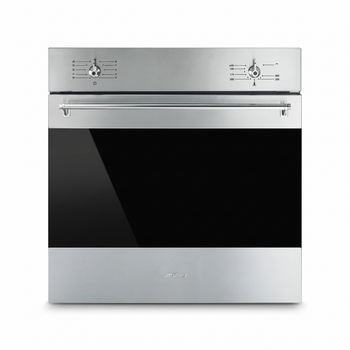 Smeg Built-In Gas Oven A, 60Cm, 70Lit, Stainless Steel - SF6341GGX