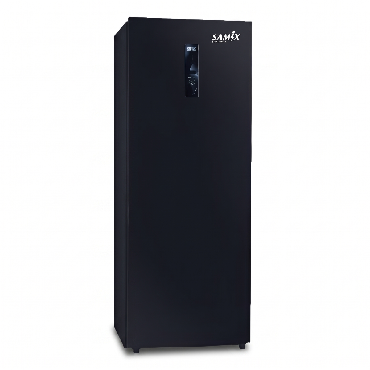 Samix Upright Freezer, Digital Touch, No Forst, 6Drawers, 205LIt, Black Glass - UFN-230LBLVA-DTHI