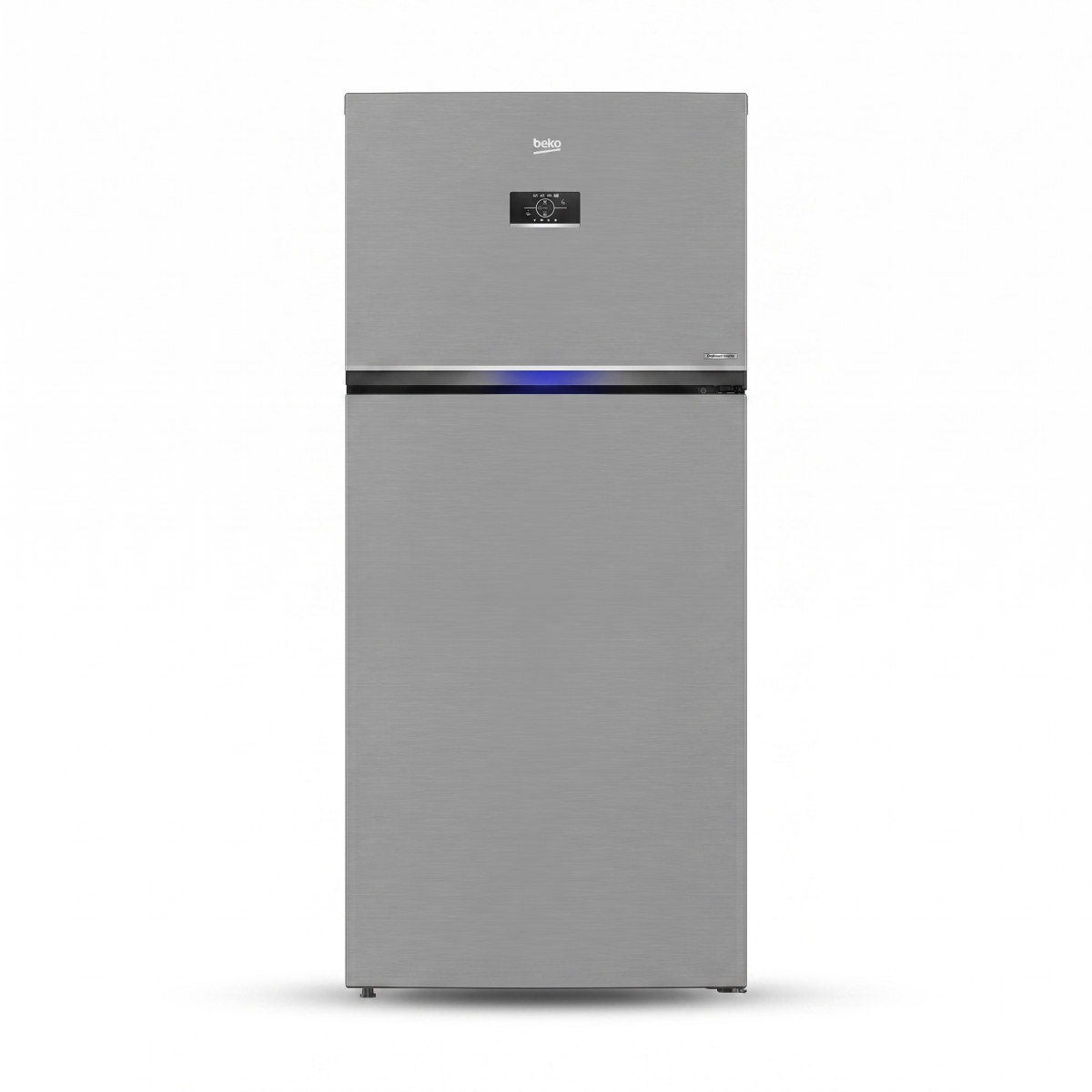 Beko Top Mount Refrigerator A+, 650Lit, Stainless Steel - RDNE710E40SXP