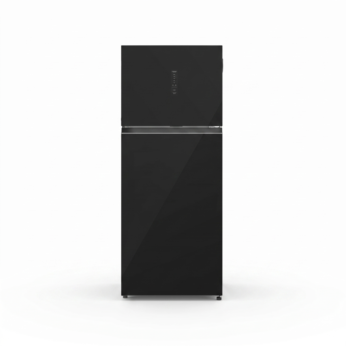 MEC Top Mount Refrigerator A++, No frost, Inverter, Display, Internal handle HI, 448Lit, Black - RTMC54SHQBG