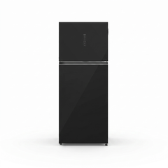 MEC Top Mount Refrigerator A++, No frost, Inverter, Display, Internal handle HI, 448Lit, Black - RTMC54SHQBG